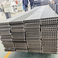 Planches de terrasse WPC durables fabriquées en Chine, co-extrudées, grain de bois 3D, imperméables, pour extérieur, à emboîtement, brossées, lisses