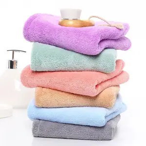 Wholesale 30gsm 25*65cm Microfiber Hair Towel Fast Drying Anti Frizz Head Towels Wrap