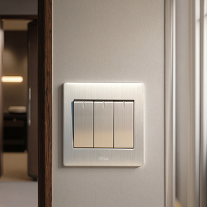 Nouveaux produits <span class=keywords><strong>MGA</strong></span> en gros, vente chaude, interrupteur mural à bascule 250V 3 gangs 2 voies, haute qualité et normes élevées avec logo personnalisé - Product Image 2