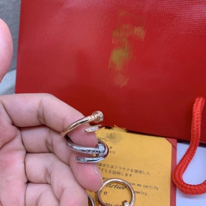 Jessy Jewelry Anelli Personalizzati alla Moda per Donne, Ragazze e Uomini, in <span class=keywords><strong>Argento</strong></span> e Oro, con Diamanti, in Acciaio Inossidabile, Anelli <span class=keywords><strong>LOVE</strong></span> per Unghie - Product Image 5