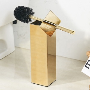 <span class=keywords><strong>Brosse</strong></span> <span class=keywords><strong>de</strong></span> <span class=keywords><strong>toilette</strong></span> murale noire, en acier inoxydable, avec set <span class=keywords><strong>de</strong></span> supports pour salle <span class=keywords><strong>de</strong></span> bains - Product Image 2
