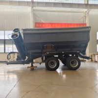 Chariot mobile haute productivité pour céréales, traîné par tracteur, pour fertilisation et transport de grains, avec pompe à engrenages, capacité 15-25m/min