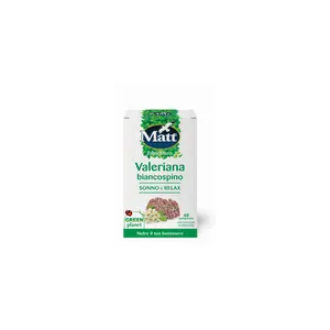 Suplemen Herbal Hawthorn Valerian Matt kualitas Italia meningkatkan relaksasi dan tidur untuk ekspor
