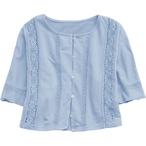 FOXA – Nouveau cardigan boutonné bohème pour femme, haut court en dentelle respirant, idéal pour les vacances à la plage, style Y2K, collection été 2025 - Product Image 5