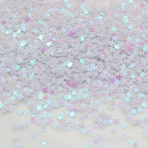 Confettis étoiles colorés, paillettes métalliques, sequins, ballons, décorations de table, artisanat, mariages, festivals, fêtes, en plastique durable - Product Image 6
