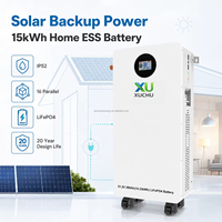 Batterie de stockage solaire hybride pour appareils domestiques, murale, 10 kW, LiFePO4, 51,2 V, 100 Ah, 5 kWh, avec BMS intelligent, communication CAN, IP65