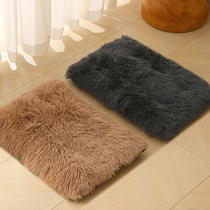 <b>Plush</b> Pet Mat Square Warm Sleeping Pad For Dog <b>Cat</b> Four Seasons Use Hand Wash Polyester Fiber Fill - Product Image 1