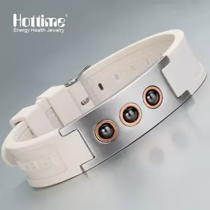 नई यूनिसेक्स के लिए व्यक्तिगत हेमटिट कस्टम सिलिकॉन Wristband कंगन