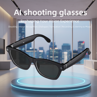 Lunettes Intelligentes avec Caméra Intégrée, Enregistrement Vidéo 1080P, Traduction IA en Voyage, Réunions, Musique, Appels, Recharge Magnétique, IP54