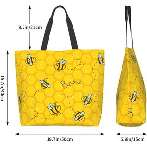 Bolso de mano de lona grande de nuevo estilo para mujer, bolso de hombro multiusos reutilizable informal para ir de compras al aire libre - Product Image 4