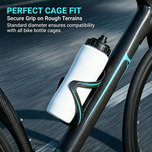 Borraccia Premium per Ciclismo, Idratazione Istantanea, Apertura con Una Mano, Anti-Goccia, Resistente per Gare, Allenamenti e Viaggi - Product Image 3