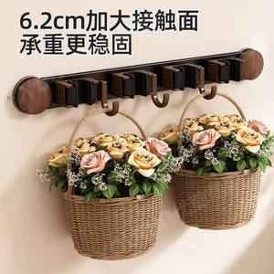 ที่แขวนไม้ถูพื้นแบบวินเทจ ติดผนังแบบสุญญากาศ รูปทรงสี่เหลี่ยม ไม่ต้องเจาะ ไม่ต้องใช้สว่าน สำหรับไม้ถูพื้นและไม้กวาด - Product Image 2