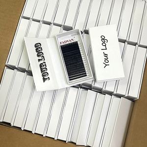 Extension de Cils Classique Volume en Fibre PBT Coréenne, Individuelle, Noir Mat, Courbes C D, Extension de Cils Volume Soie - Product Image 3