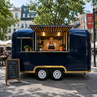 Mini-remorque alimentaire, camions de restauration, camion-remorque avec cuisine complète, chariot à glaces, chariot à café mobile, camion mobile à vendre
