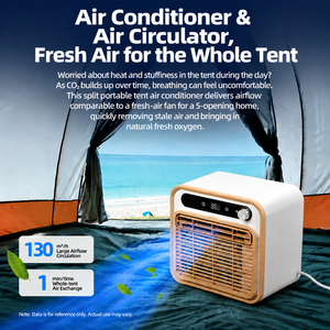 Aire Acondicionado Portátil de Tipo Split de 2m, 5000 BTU, 220V, con Tubería de Conexión, Sin Instalación, Ahorro de Energía, Sin Drenaje - Product Image 6