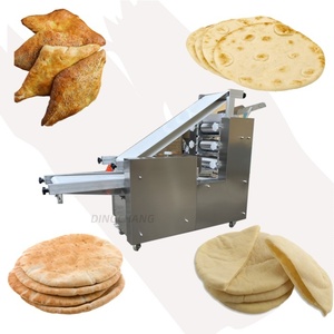 Cấp thực phẩm thép không gỉ roti + MAKER + Máy maquina de tortillas de harina pita bánh mì dây chuyền sản xuất để bán - Product Image 2