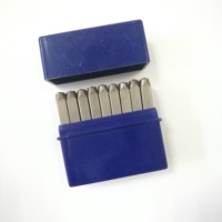 Number Punch Tools 5mm Steel Blacked Number and Letter Punch Set