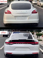 Kit de carrosserie pour mise à niveau du modèle Panamera 970 (2009-2016) - Kit de pare-chocs avant/arrière à fixation par boulons avec ajustement universel, version facile