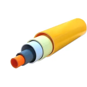 Trung quốc sản xuất bền 1/2 "3/4 1" 2 "inch lịch trình 40 PVC ống màu đồ nội thất lớp PVC ống kích cỡ