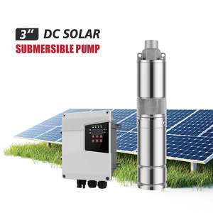 Zri 3 Inch High Pressure 304 Stainless Steel MPPT Controller Solar Powered Helical Rotor <b>Submersible</b> Deep Well Water <b>Pump</b> DC110V - Product Image 1