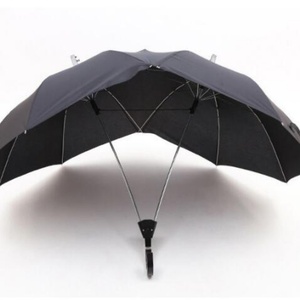 Large Couples Strong Two Head Double Size Two Person <b>Umbrella</b> Travel <b>Umbrella</b> for Rain and Sun - Product Image 4