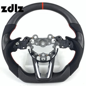 อุปกรณ์ตกแต่งภายในรถยนต์<span class=keywords><strong>ส</strong></span>ำหรับ Mazda Cx3 Cx4 Cx5 <span class=keywords><strong>พวงมาลัย</strong></span>คาร์บอนไฟเบอร์แบบด้านสั่งทำพิเศษ - Product Image 1