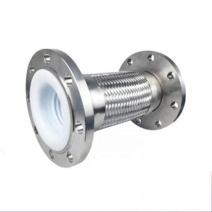 Tuyau en acier inoxydable <span class=keywords><strong>304</strong></span> doublé de PTFE haute pression avec conception d'étanchéité haute vacuums pour la compensation de déplacement des conduites - Product Image 3