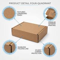 Boîte d'emballage rigide en carton ondulé E Flute 400 g/m² pour produits de soin et shampoings, avec logo personnalisé, en matériaux recyclés, prix usine, vente en gros