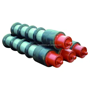 Steel Rollers Conveyor Belt Wheel Belts Comb Cleaning Rollers For Chemical Plants Used
