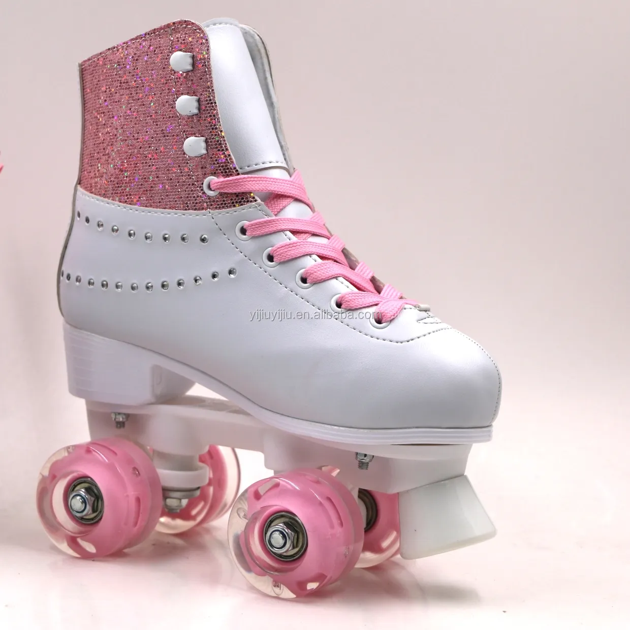 Yijiu Four 4 pattini a rotelle regolabili professionali Strap On Skate aliante per scarpe da Skate per adulti