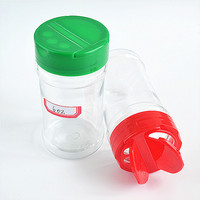 Pots à épices en plastique PET de 6 oz avec couvercles shaker scellés sûrs Conteneurs de bouteilles transparentes Poivre Autres épices Outils à épices essentiels