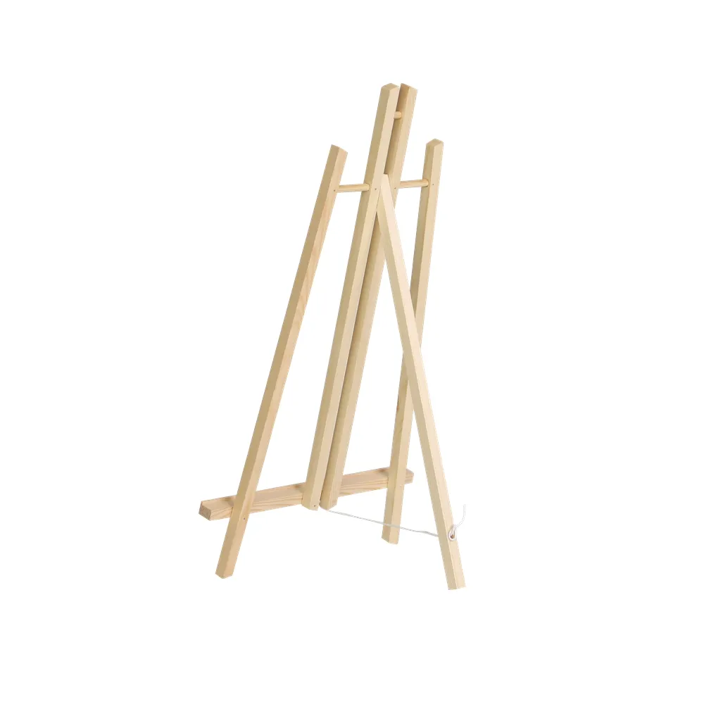 Professional wooden artist studio easel stand eco friendly painting easel stand