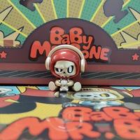 Série de machines de jeu Baby MR.BONE : Boîte mystère, figurine mini squelette Chibi, emballage rétro arcade, ornement de bureau à collectionner