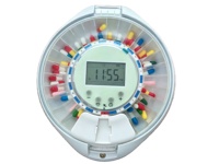 Dispensador Automático de Pastillas con Wi-Fi, 28 Días, Material ABS, Pantalla LCD Grande, Tapa Transparente, Gestión Mensual de Medicamentos, Uso Doméstico