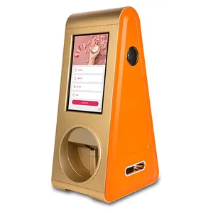 2024 Goede Prijs Kleine Moq Oranje Smart 3d Automatische Nail Printer Machine Salon Diy Digitale Nail Printer