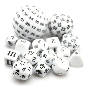 Juego de 15 Dados Poliedricos Acrílicos de Colores, de 3 y 100 Caras, Dados de Juego de Color Personalizado, Dados para Juegos de Calabozos y Dragones - Product Image 4