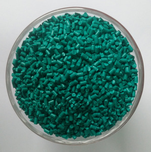 Tùy chỉnh màu sắc masterbatch đầy màu sắc PE ép phun masterbatch cho lớp phim màu xanh lá cây - Product Image 1