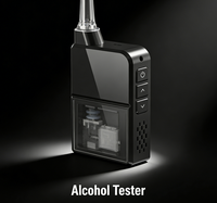 Alcoholímetro Digital Airsense H3 Pro UK Dart con Bomba de Gas, Probador de Alcohol en Sangre 0~0.400% BAC, 2000 Registros, Portátil, Negro, Litio