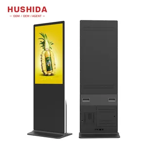 43 55 Inch Ultra Slim Touch Screen Full Sexy Video Cloud Media Player Totem Android Advertising Equipments LCD Digital Signage