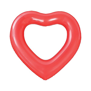 <span class=keywords><strong>Flotador</strong></span> Inflable de PVC Transparente en Forma de Corazón, Grueso y Ecológico, para Adultos, con Brillantina - Product Image 1