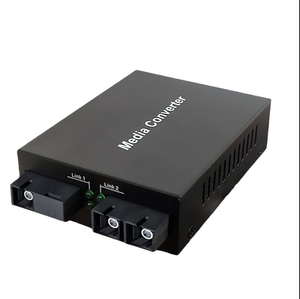Convertisseur de média <span class=keywords><strong>fibre</strong></span> <span class=keywords><strong>optique</strong></span> monomode 10 Gigabit 10/100/1000M 20km à prix d'usine - Product Image 1