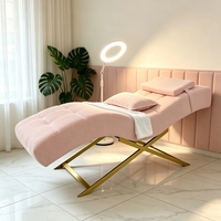Table de massage professionnelle ergonomique et confortable pour esthéticiennes, spas, salons de beauté, services d'extensions de cils