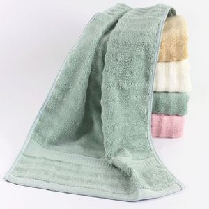 Serviette de visage épaisse en bambou biologique, durable, douce, couleur unie, séchage rapide, pour la maison, les voyages, la gym, le camping, les sports - Product Image 4