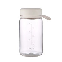 Vente en gros 450ml de gobelet GYM portable avec logo personnalisé transparent Bouteille d'eau de sport en plastique Infuseur de fruits