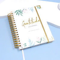 Impression personnalisée Couverture rigide Spirale Gratitude Self Care Planner Manifestation Prière Sermon Journal Dairy Notebook Printing