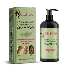 Champú Fortalecedor de Romero y Menta de 100 ml con <span class=keywords><strong>Biotina</strong></span> para el Crecimiento del Cabello, Tratamiento Anticaída del Cabello, Marca Privada Eelhoe - Product Image 5