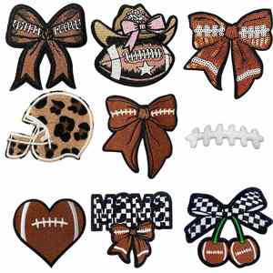 Patch thermocollant brodé de sequins, motif Gant de baseball et MAMA Sport, pour la décoration de vêtements, chapeaux et sacs - Product Image 2