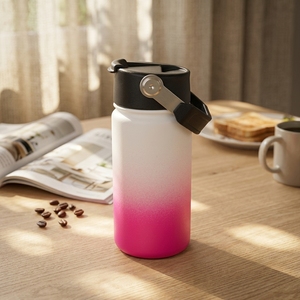 Bouteilles d'eau isothermes en acier inoxydable personnalisées avec logo, sans BPA, Jiahe 024, 12-24h, vert <span class=keywords><strong>lavande</strong></span>, noir, pour voyage. - Product Image 1