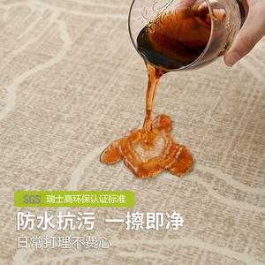 พรมปูพื้นลายดอกไม้ Nova Home รูปทรงแปลกตา ทนต่อคราบสกปรก ซักได้ ผลิตจากเส้นใยโพลีเอสเตอร์ รุ่นใหม่ปี 2025 สำหรับห้องนั่งเล่นและห้องนอน - Product Image 2