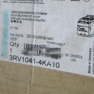 Disjoncteur électrique Sie 3RV1041-4KA10, interrupteur de déconnexion du moteur - Product Image 1